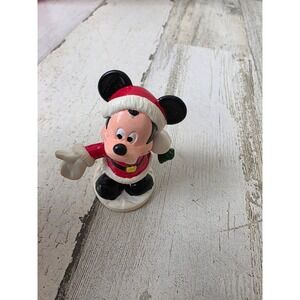 Vintage PVC Mickey mouse figurine statue Disney Xmas‎ tree